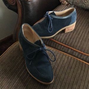 Clarks Phenia oxford navy 8.5 lace up